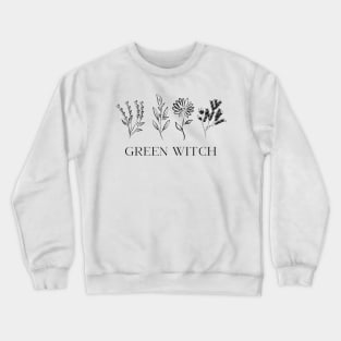 Green Witch Crewneck Sweatshirt